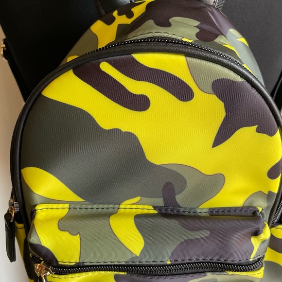 Neon Green Camo LD Mini Backpack - Picture 10 of 10